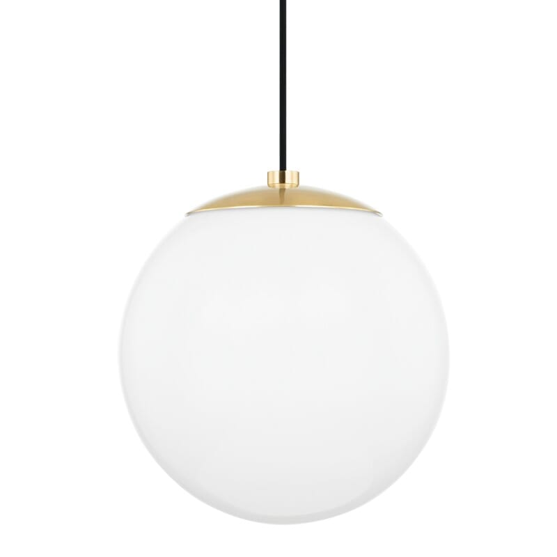 Hudson Valley Lighting Hudson Valley Lighting Mitzi Stella 1 Light Large Pendant - Available in 3 Colors Aged Brass H105701L-AGB