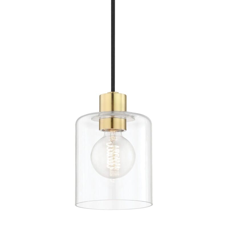 Hudson Valley Lighting Hudson Valley Lighting Mitzi Neko 1 Light Pendant - Available in 3 Colors Aged Brass H108701-AGB