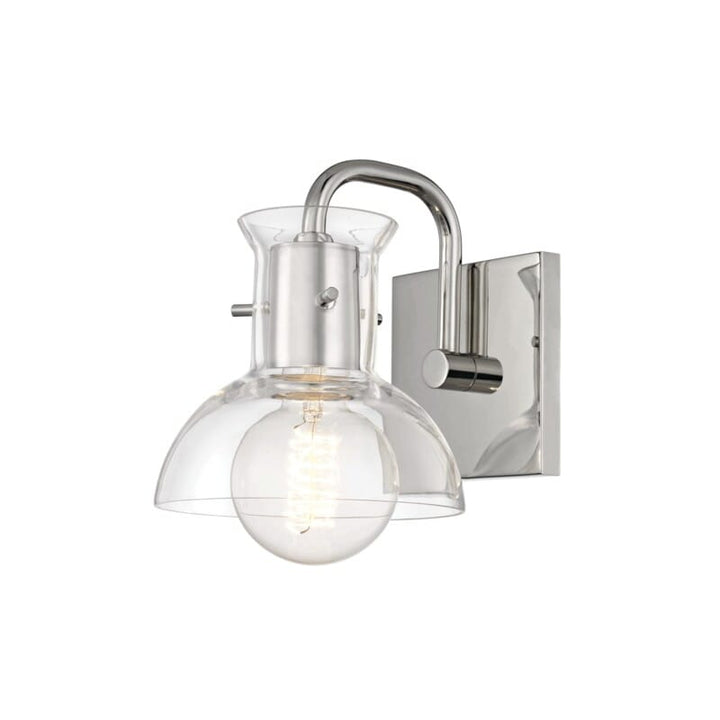 Hudson Valley Lighting Hudson Valley Lighting Mitzi Riley 1 Light Bath Bracket - Available in 2 Colors Polished Nickel H111301-PN