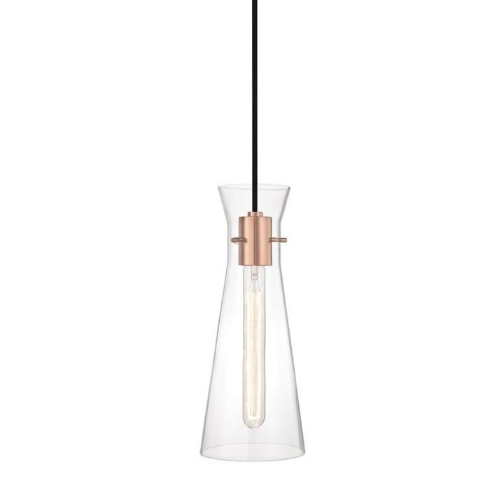 Hudson Valley Lighting Hudson Valley Lighting Mitzi Anya 1 Light Pendant - Available in 3 Colors Polished Copper H112701-POC