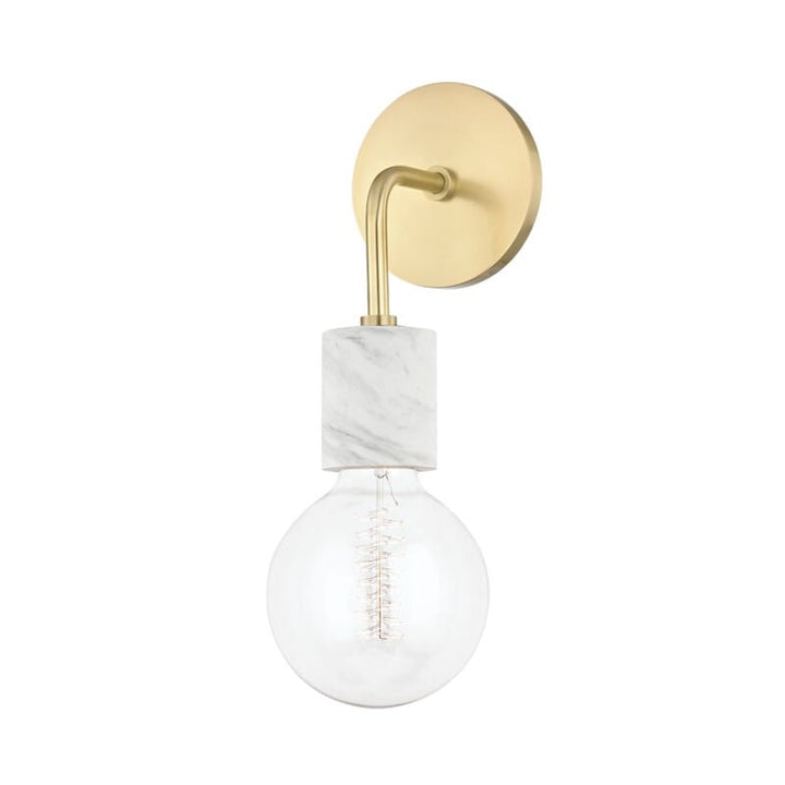 Hudson Valley Lighting Hudson Valley Lighting Mitzi Asime 1 Light Wall Sconce - Available in 2 Colors Aged Brass H120101-AGB