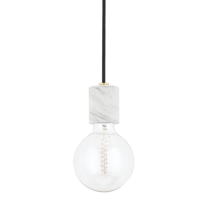 Hudson Valley Lighting Hudson Valley Lighting Mitzi Asime 1 Light Pendant - Available in 2 Colors Aged Brass H120701-AGB