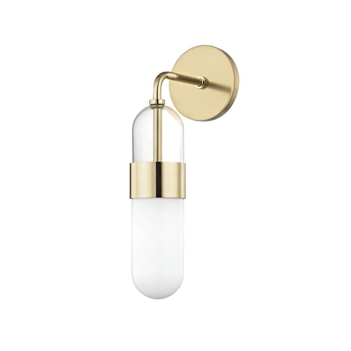 Hudson Valley Lighting Hudson Valley Lighting Mitzi Emilia 1 Light Wall Sconce - Available in 2 Colors Polished Brass H126101-PB