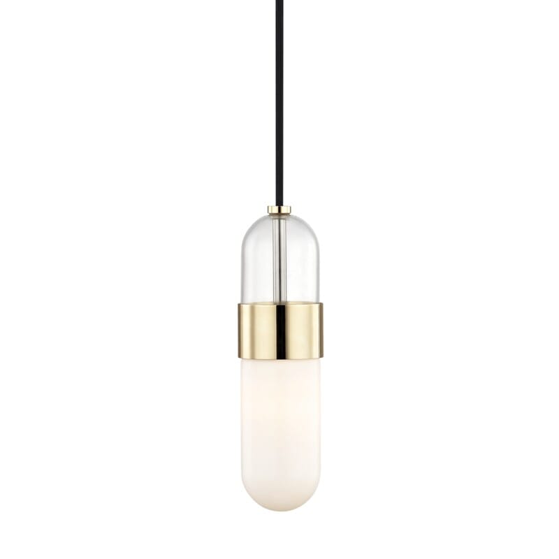 Hudson Valley Lighting Hudson Valley Lighting Mitzi Emilia 1 Light Pendant - Available in 2 Colors Polished Brass H126701-PB