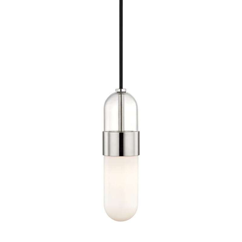 Hudson Valley Lighting Hudson Valley Lighting Mitzi Emilia 1 Light Pendant - Available in 2 Colors Polished Nickel H126701-PN