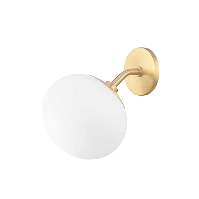 Hudson Valley Lighting Hudson Valley Lighting Mitzi Estee 1 Light Wall Sconce - Available in 2 Colors Aged Brass H134101-AGB
