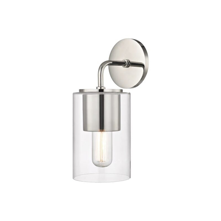 Hudson Valley Lighting Hudson Valley Lighting Mitzi Lula 1 Light Wall Sconce - Available in 2 Colors Polished Nickel H135101-PN