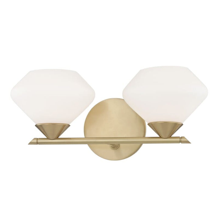 Hudson Valley Lighting Hudson Valley Lighting Mitzi Valerie 2 Light Bath Bracket - Available in 2 Colors Aged Brass H136302-AGB