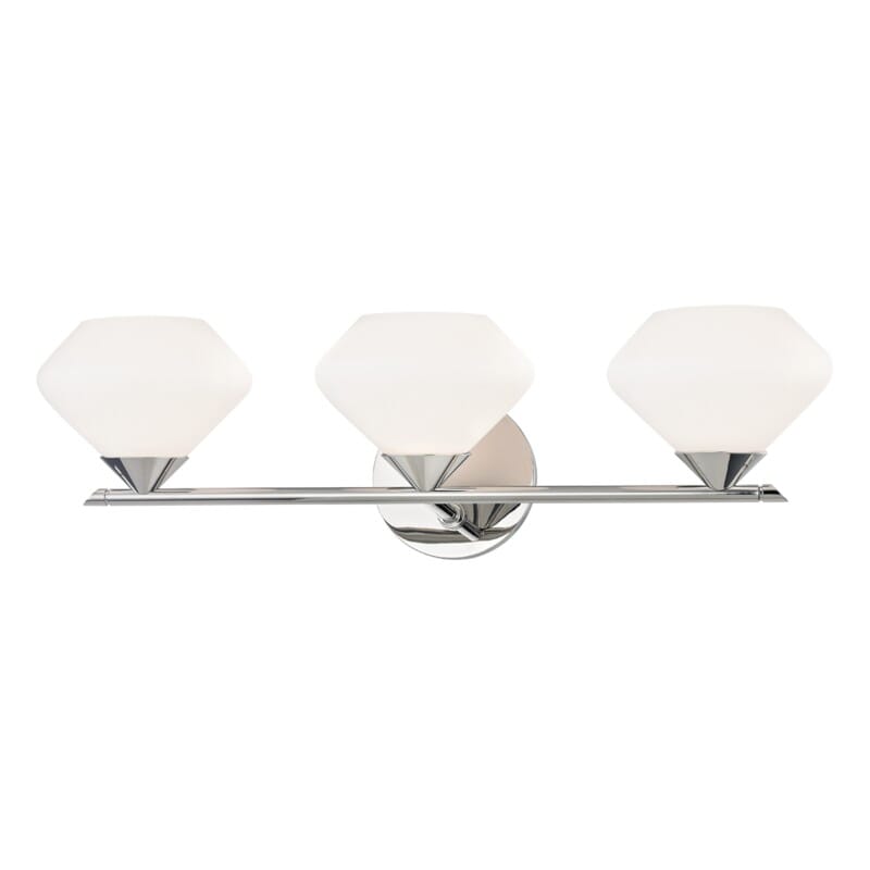 Hudson Valley Lighting Hudson Valley Lighting Mitzi Valerie 3 Light Bath Bracket - Available in 2 Colors Polished Nickel H136303-PN