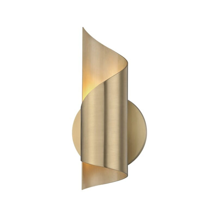 Hudson Valley Lighting Hudson Valley Lighting Mitzi Evie 1 Light Wall Sconce - Available in 3 Colors Aged Brass H161101-AGB
