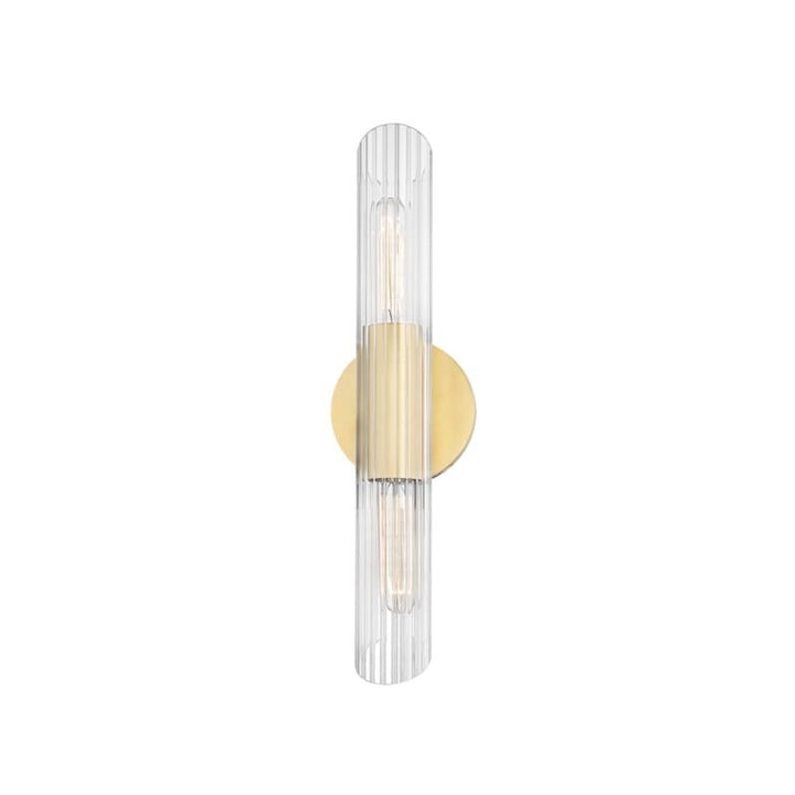 Hudson Valley Lighting Hudson Valley Lighting Mitzi Cecily 2 Light Wall Sconce - Available in 3 Colors Aged Brass / Small H177102S-AGB