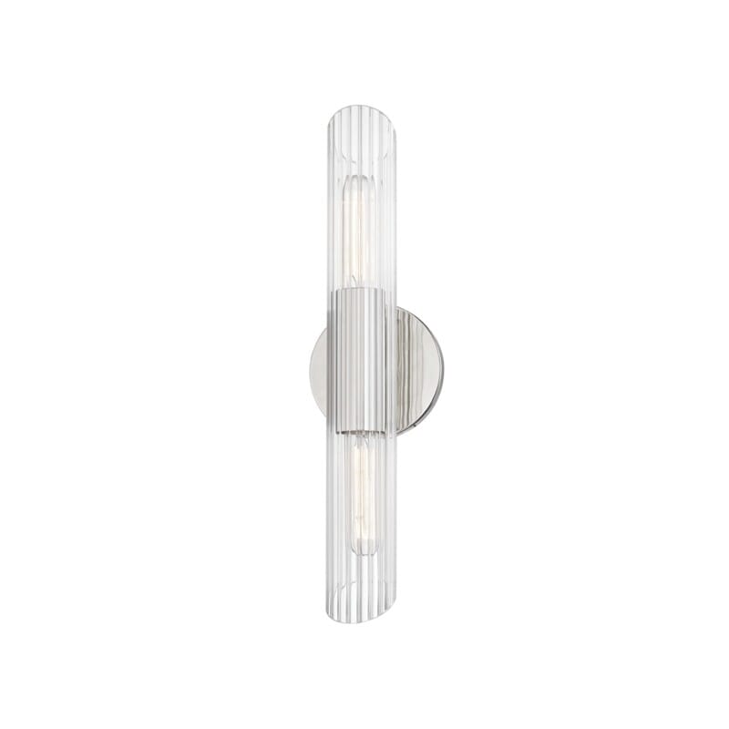 Hudson Valley Lighting Hudson Valley Lighting Mitzi Cecily 2 Light Wall Sconce - Available in 3 Colors Polished Nickel / Small H177102S-PN