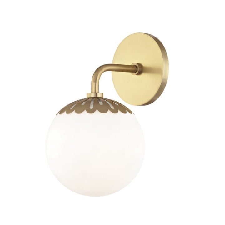 Hudson Valley Lighting Hudson Valley Lighting Mitzi Paige 1 Light Bath Bracket - Available in 3 Colors Aged Brass H193301-AGB