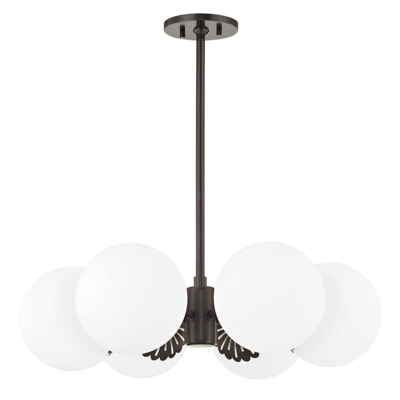 Hudson Valley Lighting Hudson Valley Lighting Mitzi Paige 6 Light Chandelier - Available in 3 Colors Old Bronze H193806-OB