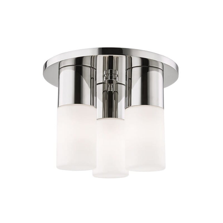 Hudson Valley Lighting Hudson Valley Lighting Mitzi Lola 3 Light Flush Mount - Available in 2 Colors Polished Nickel H196503-PN