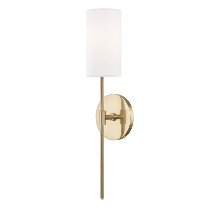 Hudson Valley Lighting Hudson Valley Lighting Mitzi Olivia 1 Light Wall Sconce - Available in 4 Colors Aged Brass H223101-AGB