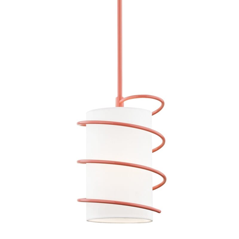 Hudson Valley Lighting Hudson Valley Lighting Mitzi Carly 1 Light Pendant - Available in 3 Colors Pink / Small H237701S-PK