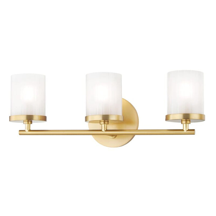 Hudson Valley Lighting Hudson Valley Lighting Mitzi Ryan 3 Light Bath Bracket - Available in 3 Colors Aged Brass H239303-AGB