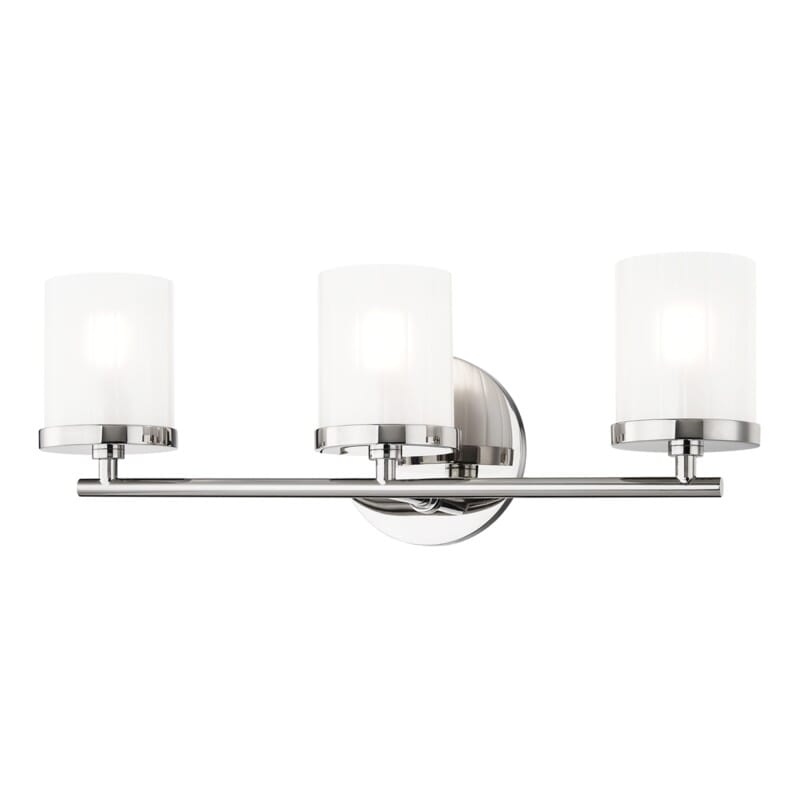 Hudson Valley Lighting Hudson Valley Lighting Mitzi Ryan 3 Light Bath Bracket - Available in 3 Colors Polished Nickel H239303-PN