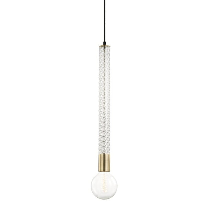 Hudson Valley Lighting Hudson Valley Lighting Mitzi Pippin 1 Light Pendant - Available in 2 Colors Aged Brass H256701-AGB