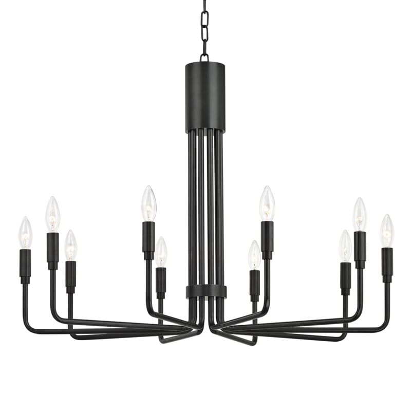 Hudson Valley Lighting Hudson Valley Lighting Mitzi Brigitte 10 Light Large Pendant - Available in 3 Colors Old Bronze H261810-OB