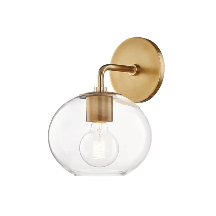 Hudson Valley Lighting Hudson Valley Lighting Mitzi Margot 1 Light Wall Sconce - Available in 3 Colors Aged Brass H270101-AGB
