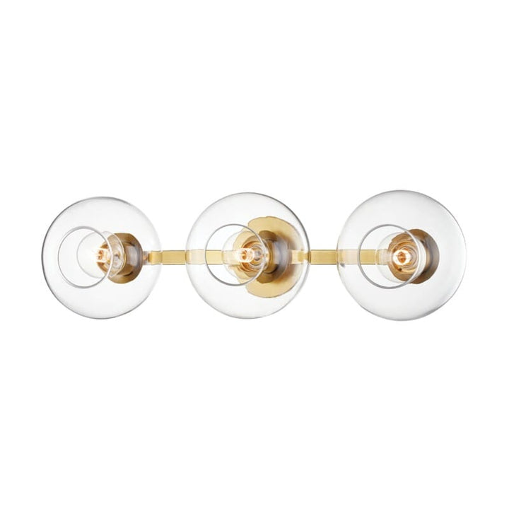Hudson Valley Lighting Hudson Valley Lighting Mitzi Margot 3 Light Wall Sconce - Available in 3 Colors Aged Brass H270103-AGB