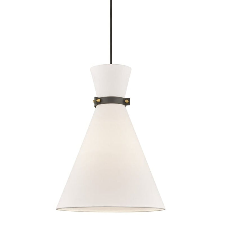 Hudson Valley Lighting Hudson Valley Lighting Mitzi Julia 1 Light Large Pendant - Available in 2 Colors Aged Brass/Black H294701L-AGB/BK