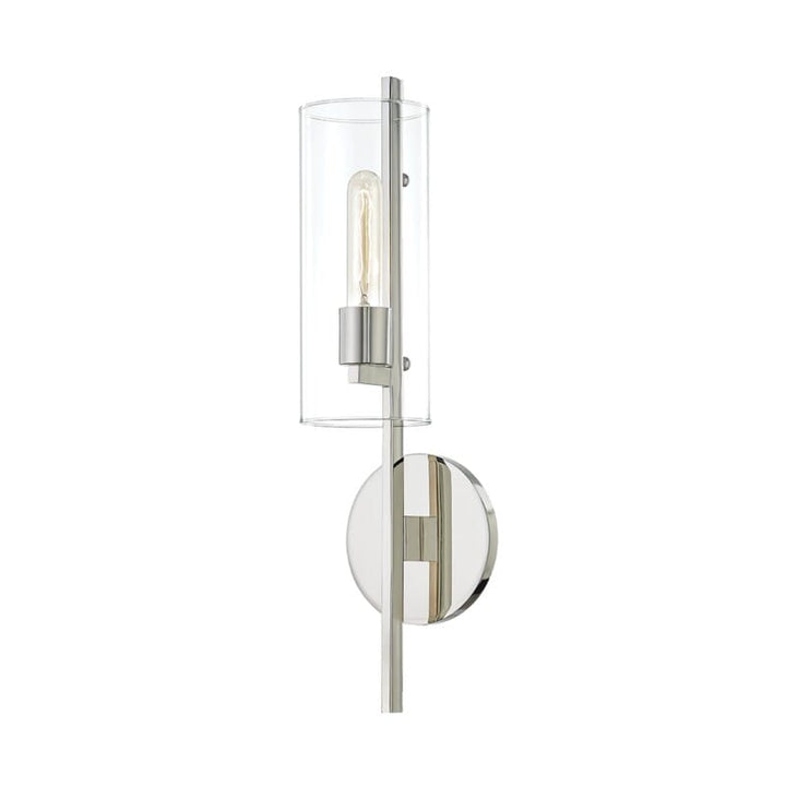 Hudson Valley Lighting Hudson Valley Lighting Mitzi Ariel 1 Light Wall Sconce - Available in 3 Colors Polished Nickel H326101-PN