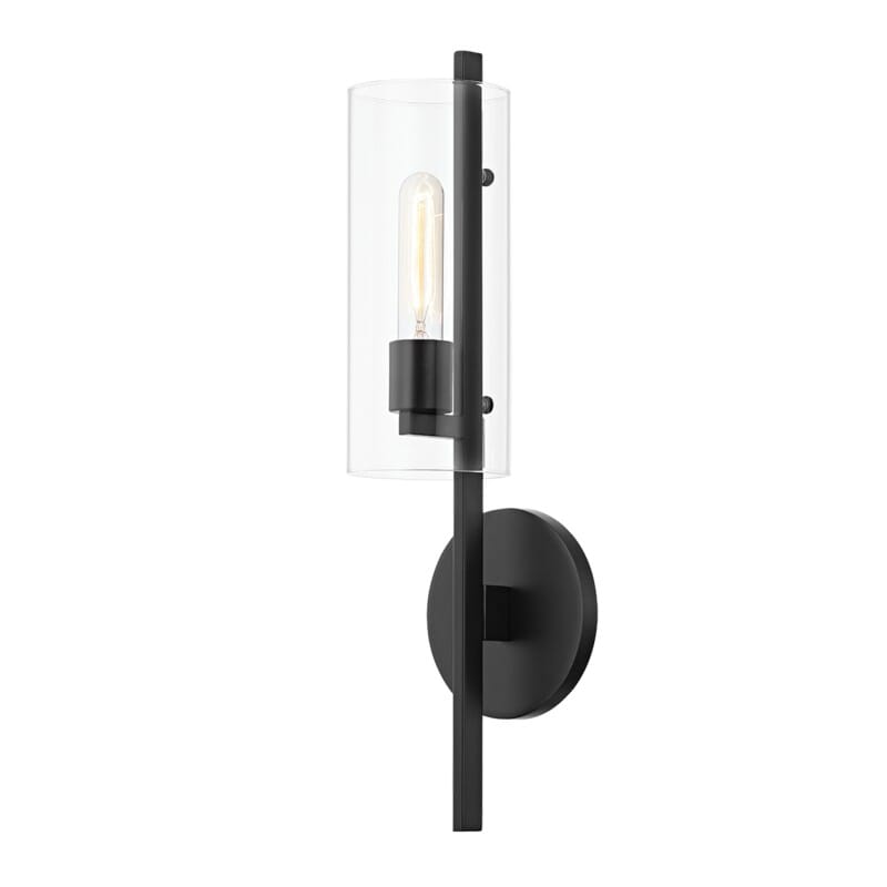 Hudson Valley Lighting Hudson Valley Lighting Mitzi Ariel 1 Light Wall Sconce - Available in 3 Colors Soft Black H326101-SBK