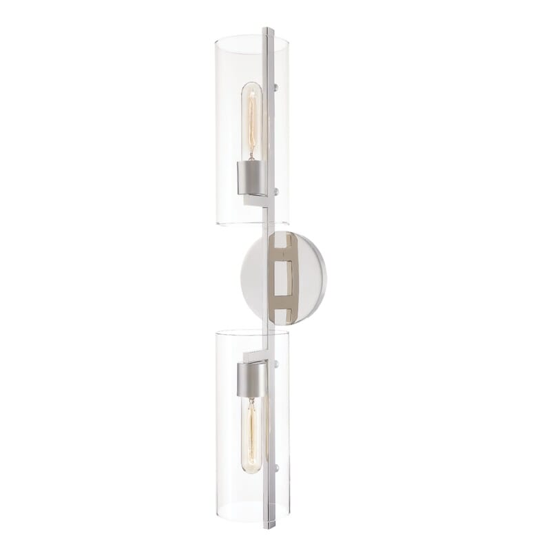 Hudson Valley Lighting Hudson Valley Lighting Mitzi Ariel 2 Light Wall Sconce - Available in 3 Colors Polished Nickel H326102-PN