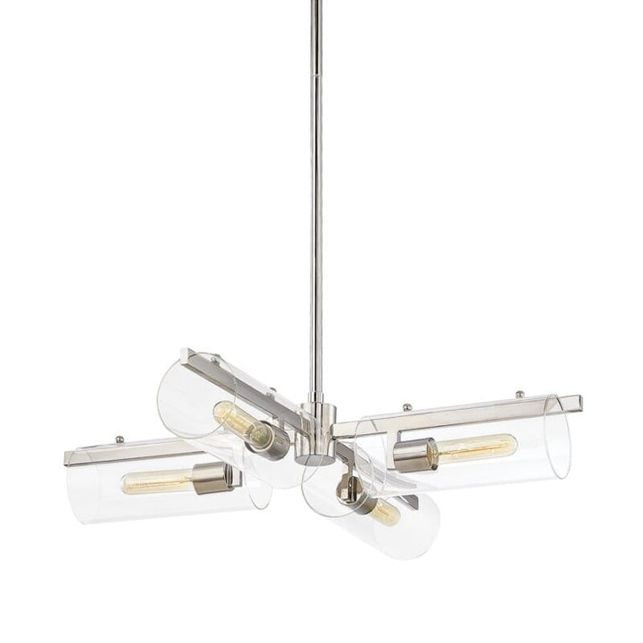 Hudson Valley Lighting Hudson Valley Lighting Mitzi Ariel 4 Light Chandelier - Available in 3 Colors Polished Nickel H326804-PN