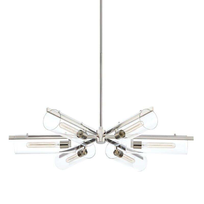Hudson Valley Lighting Hudson Valley Lighting Mitzi Ariel 6 Light Chandelier - Available in 3 Colors Polished Nickel H326806-PN