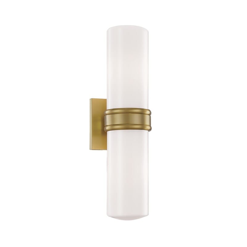 Hudson Valley Lighting Hudson Valley Lighting Mitzi Natalie 2 Light Wall Sconce - Available in 2 Colors Aged Brass H328102-AGB
