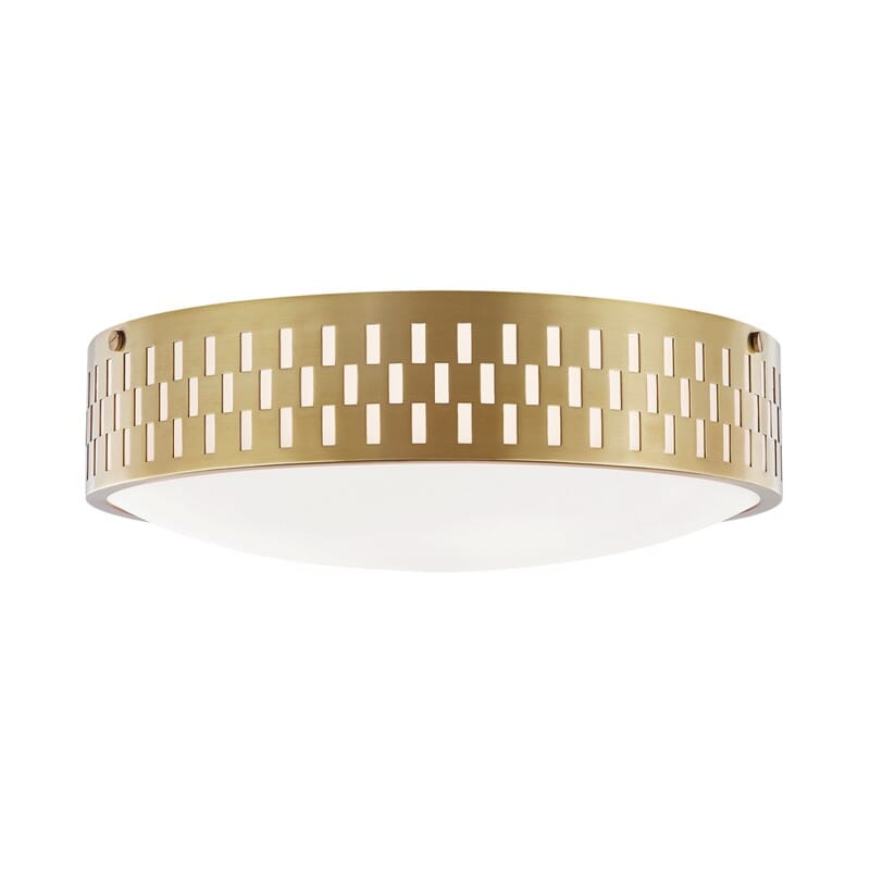 Hudson Valley Lighting Hudson Valley Lighting Mitzi Phoebe 3 Light Flush Mount - Available in 3 Colors Aged Brass H329503L-AGB