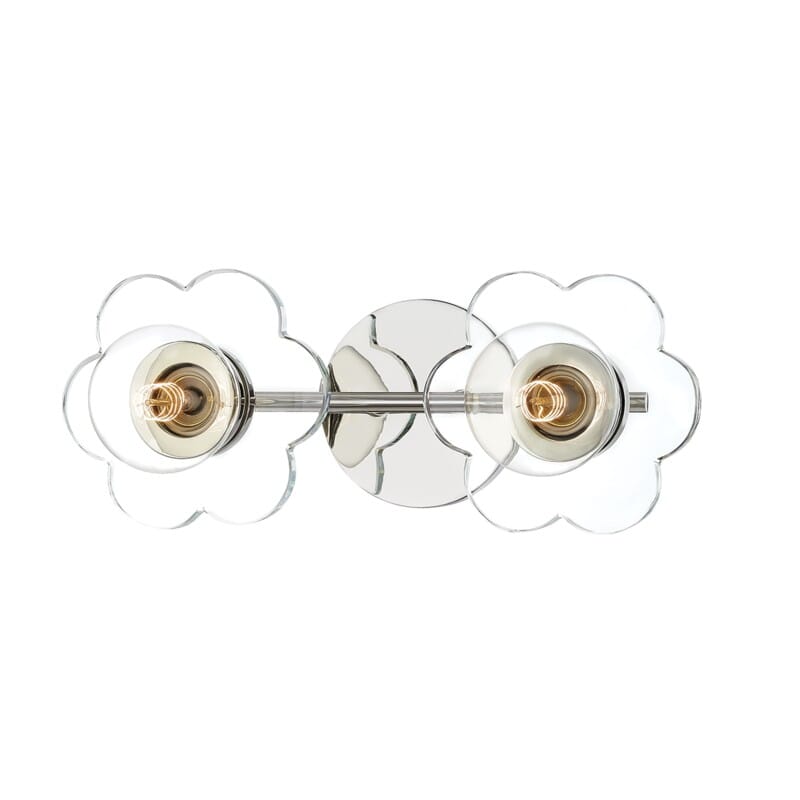 Hudson Valley Lighting Hudson Valley Lighting Mitzi Alexa 2 Light Bath - Available in 2 Colors Polished Nickel H357302-PN