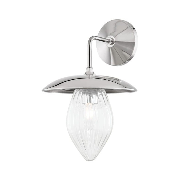 Hudson Valley Lighting Hudson Valley Lighting Mitzi Lana 1 Light Wall Sconce - Available in 2 Colors Polished Nickel H365101-PN