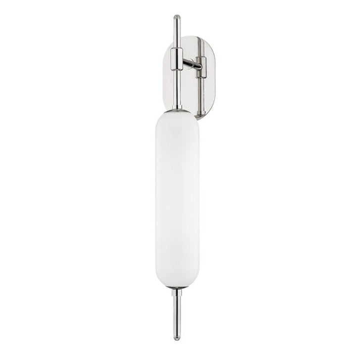 Hudson Valley Lighting Hudson Valley Lighting Mitzi Miley 1 Light Wall Sconce - Available in 3 Colors Polished Nickel H373101-PN