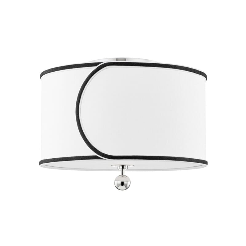 Hudson Valley Lighting Hudson Valley Lighting Mitzi Zara 2 Light Semi Flush - Available in 2 Colors Polished Nickel H381602-PN