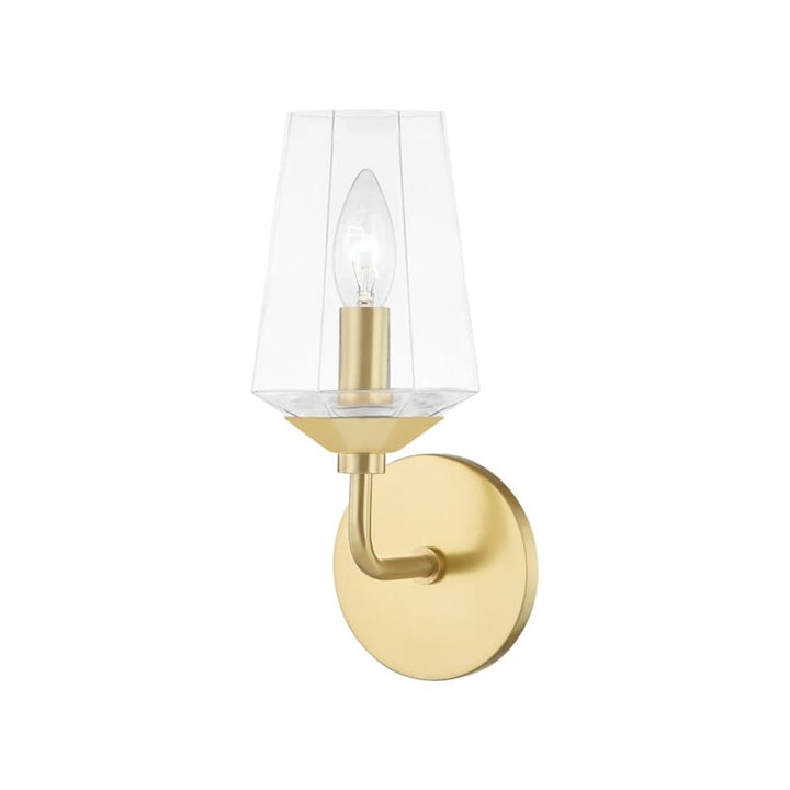 Hudson Valley Lighting Hudson Valley Lighting Mitzi Kayla 1 Light Bath Bracket - Available in 3 Colors Aged Brass H420301-AGB