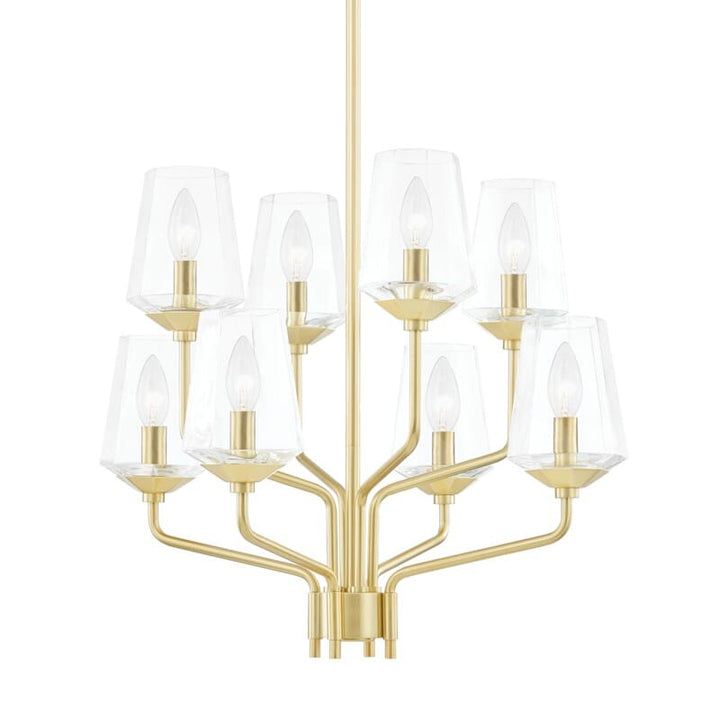 Hudson Valley Lighting Hudson Valley Lighting Mitzi Kayla 8 Light Chandelier - Available in 3 Colors Aged Brass H420808-AGB