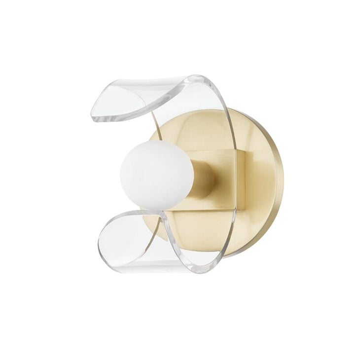 Hudson Valley Lighting Hudson Valley Lighting Mitzi Ora 1 Light Bath Bracket - Available in 2 Colors Aged Brass H424301-AGB