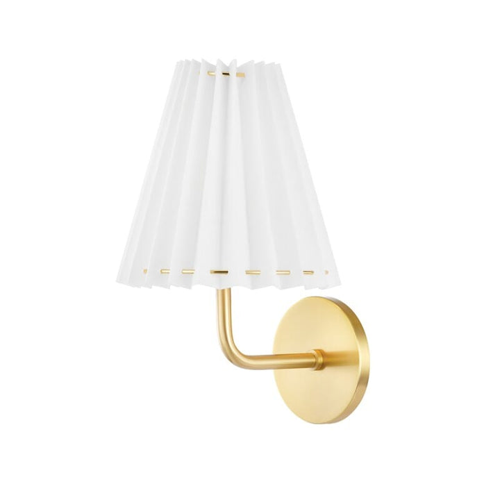 Hudson Valley Lighting Hudson Valley Lighting Mitzi Demi 1 Light Wall Sconce - Available in 2 Colors Aged Brass / A H476101A-AGB