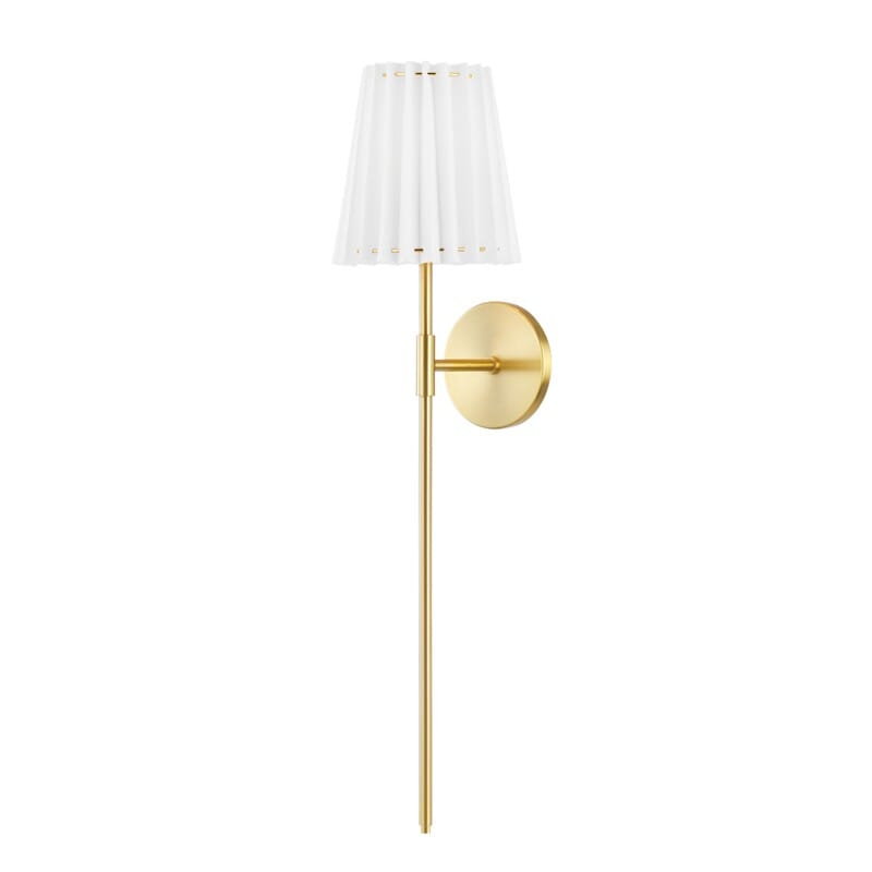Hudson Valley Lighting Hudson Valley Lighting Mitzi Demi 1 Light Wall Sconce - Available in 2 Colors Aged Brass / B H476101B-AGB