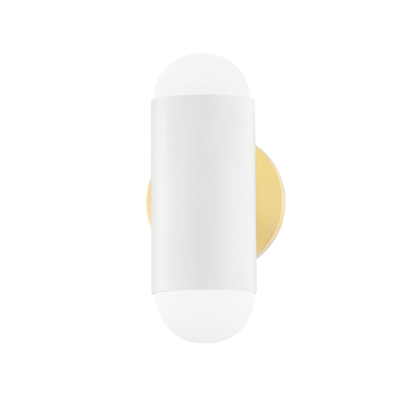 Hudson Valley Lighting Hudson Valley Lighting Mitzi Kira 2 Light Wall Sconce - Available in 3 Colors Aged Brass/Soft White H484102-AGB/SWH