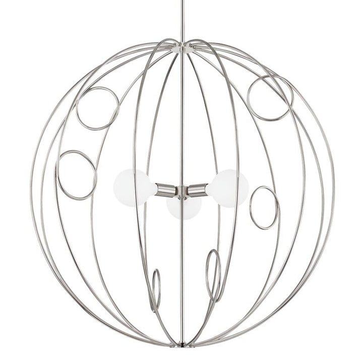 Hudson Valley Lighting Hudson Valley Lighting Mitzi Alanis 3 Light Large Pendant - Available in 2 Colors Polished Nickel H485701L-PN
