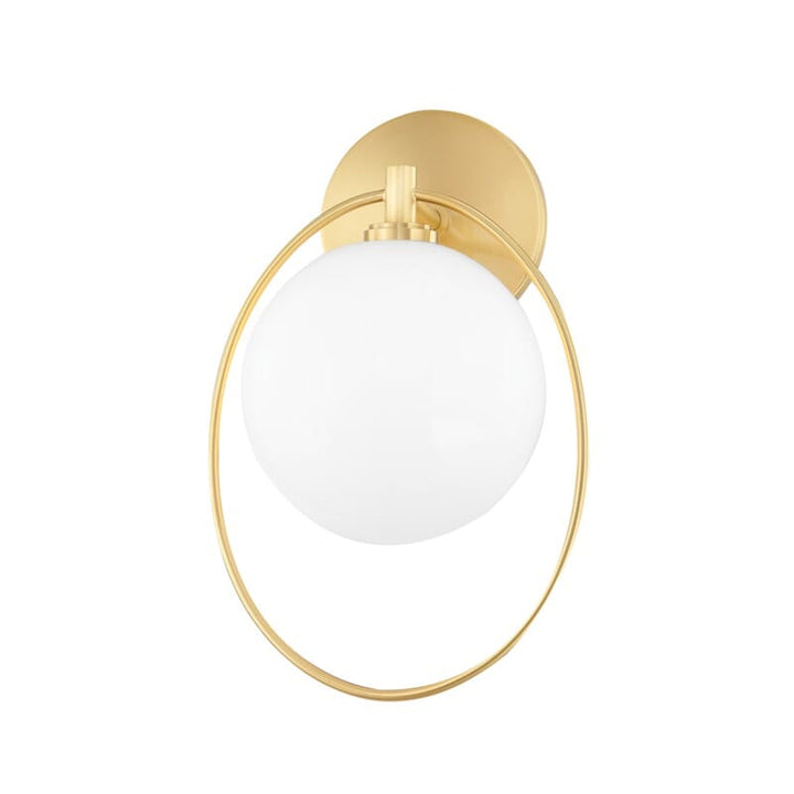Hudson Valley Lighting Hudson Valley Lighting Mitzi Babette 1 Light Wall Sconce - Available in 2 Colors Aged Brass H493101-AGB