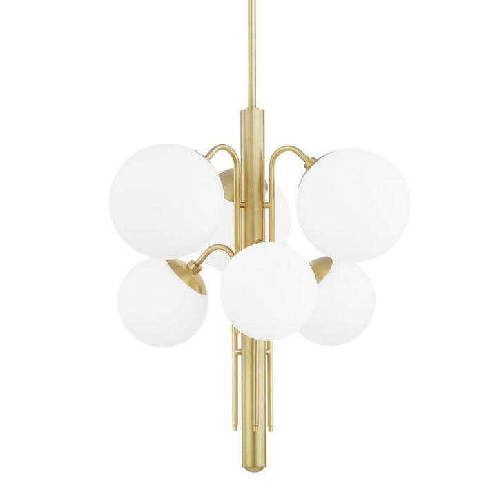 Hudson Valley Lighting Hudson Valley Lighting Mitzi Ingrid 6 Light Chandelier - Available in 2 Colors Aged Brass H504806-AGB