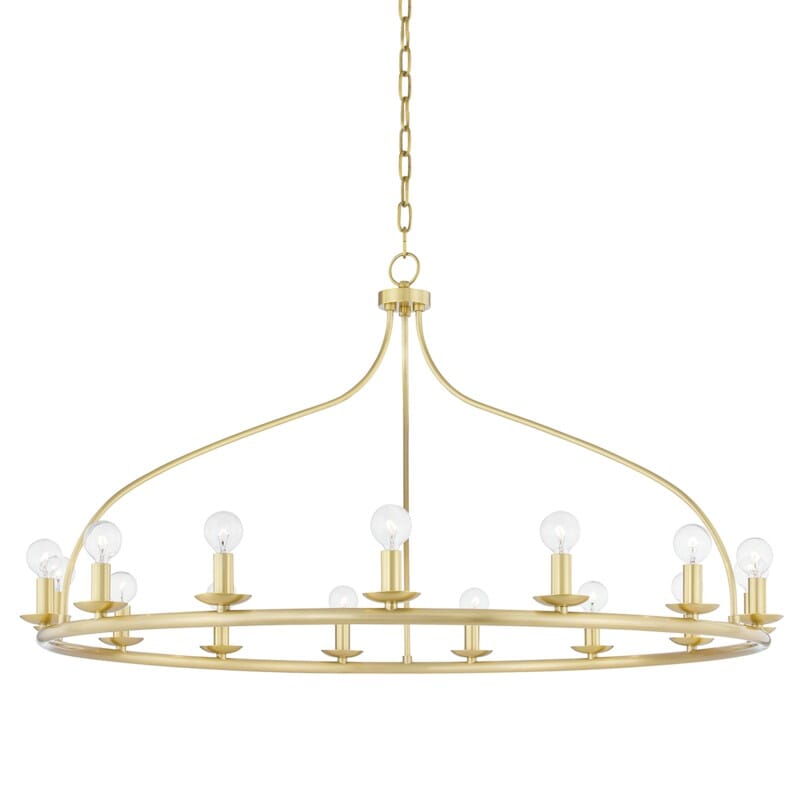 Hudson Valley Lighting Hudson Valley Lighting Mitzi Kendra 15 Light Chandelier - Available in 3 Colors Aged Brass H511815-AGB