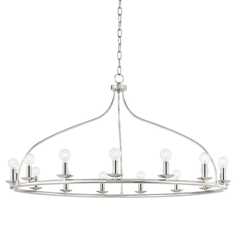 Hudson Valley Lighting Hudson Valley Lighting Mitzi Kendra 15 Light Chandelier - Available in 3 Colors Polished Nickel H511815-PN